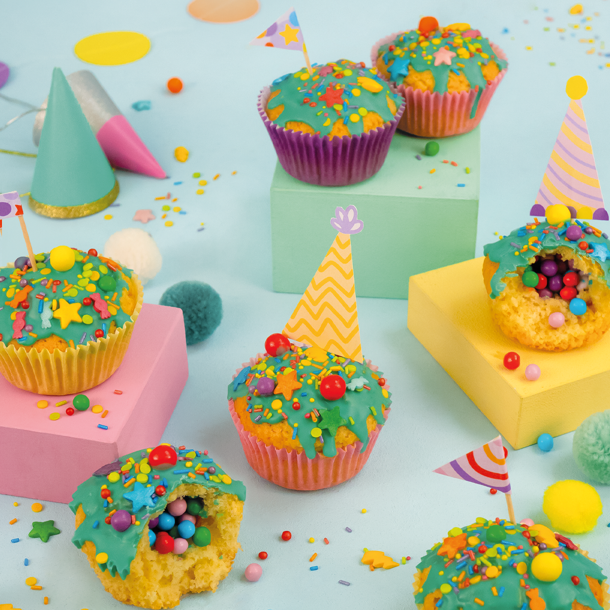 super-streusel-superbackset-kidsedition-back-und-dekoset-berraschungsmuffins image 2