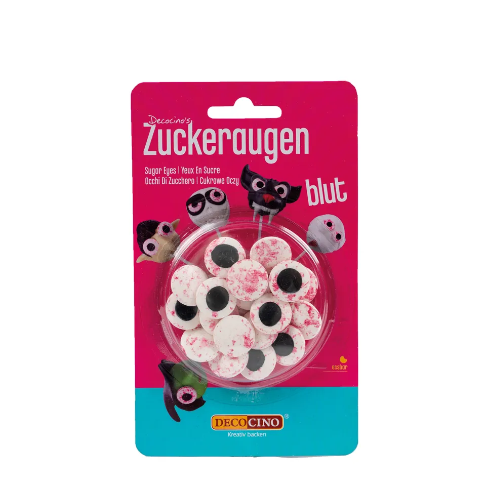 decocino-zuckeraugen-mit-blut-25g-essbare-halloween-backdeko image 1