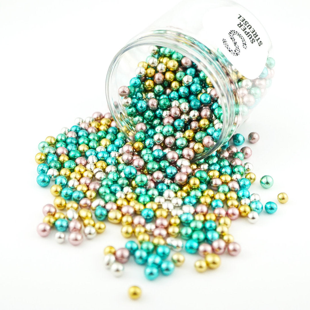 super-streusel-mini-knusperkugeln-bunt-metallic-schoko-crunch image 1