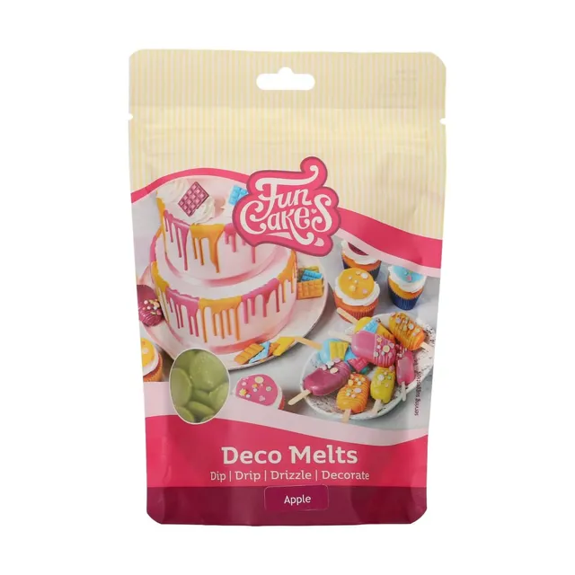 funcakes-deco-melts-kuchenglasur-green-apple-250-g image 1