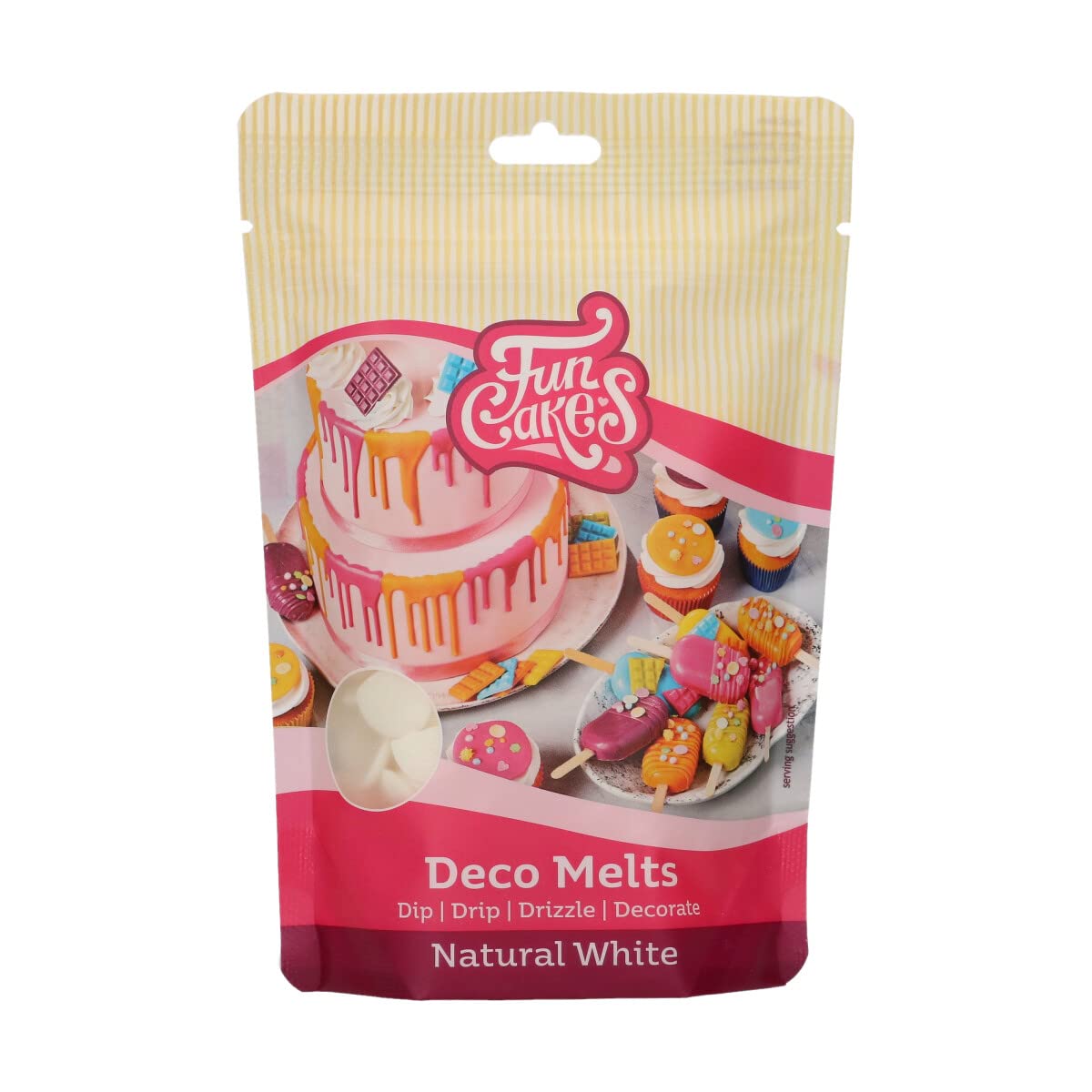 funcakes-deco-melts-nat-rliches-wei-250-g image 1