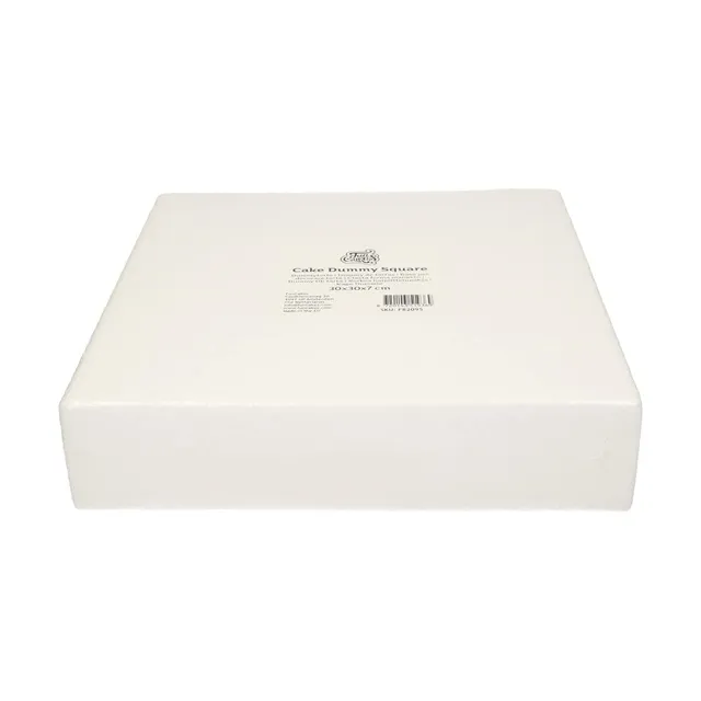funcakes-cake-dummy-square-styropor-torte-30x30x7-cm image 1