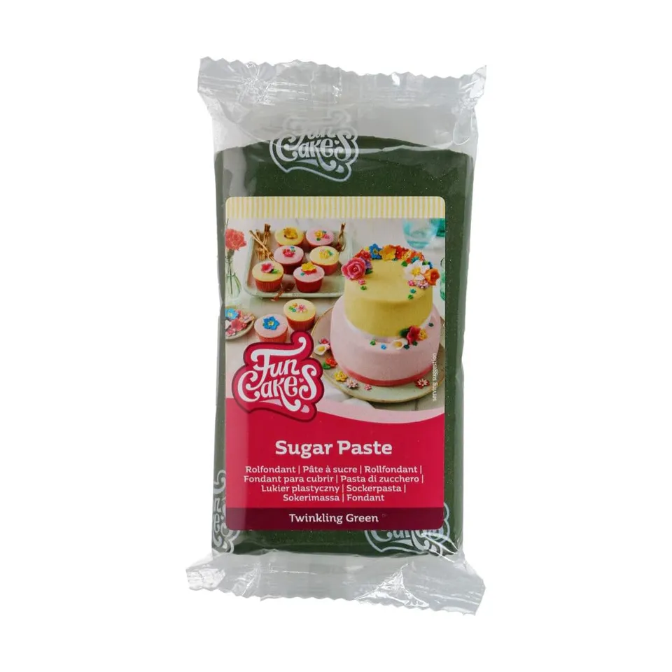 funcakes-rollfondant-twinkling-green-250-g image 1