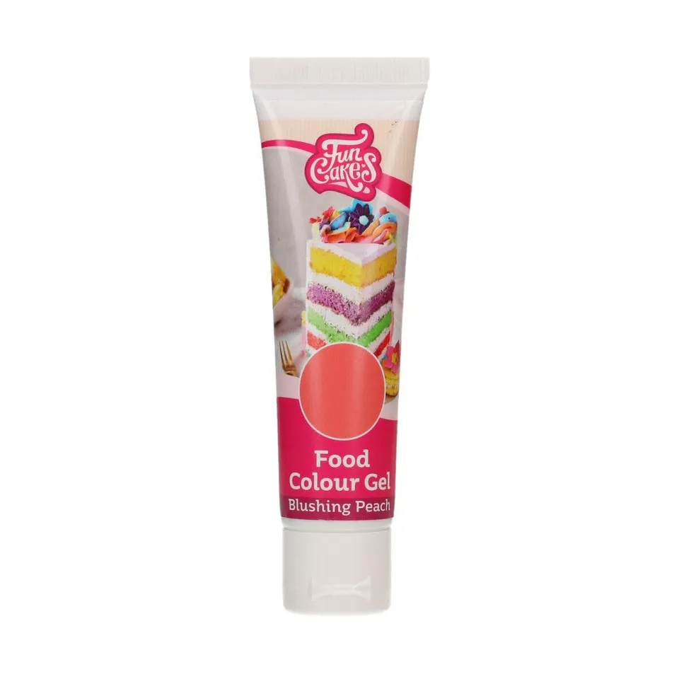funcakes-food-colour-gel-lebensmittelfarbe-blushing-peach-30-g image 1