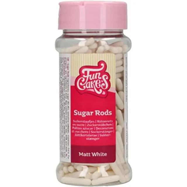 funcakes-matte-sugar-rods-xl-white-zuckerstangen-ca-2-cm-70-g image 1