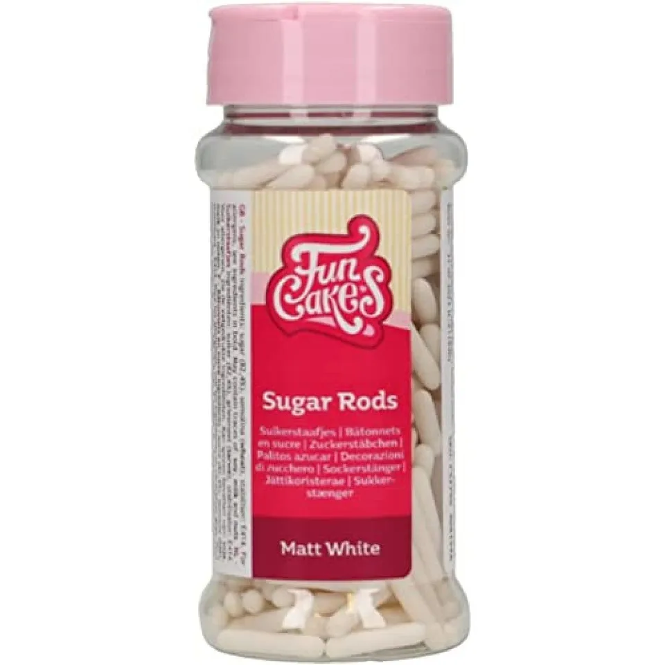 funcakes-matte-sugar-rods-xl-white-zuckerstangen-ca-2-cm-70-g image 1