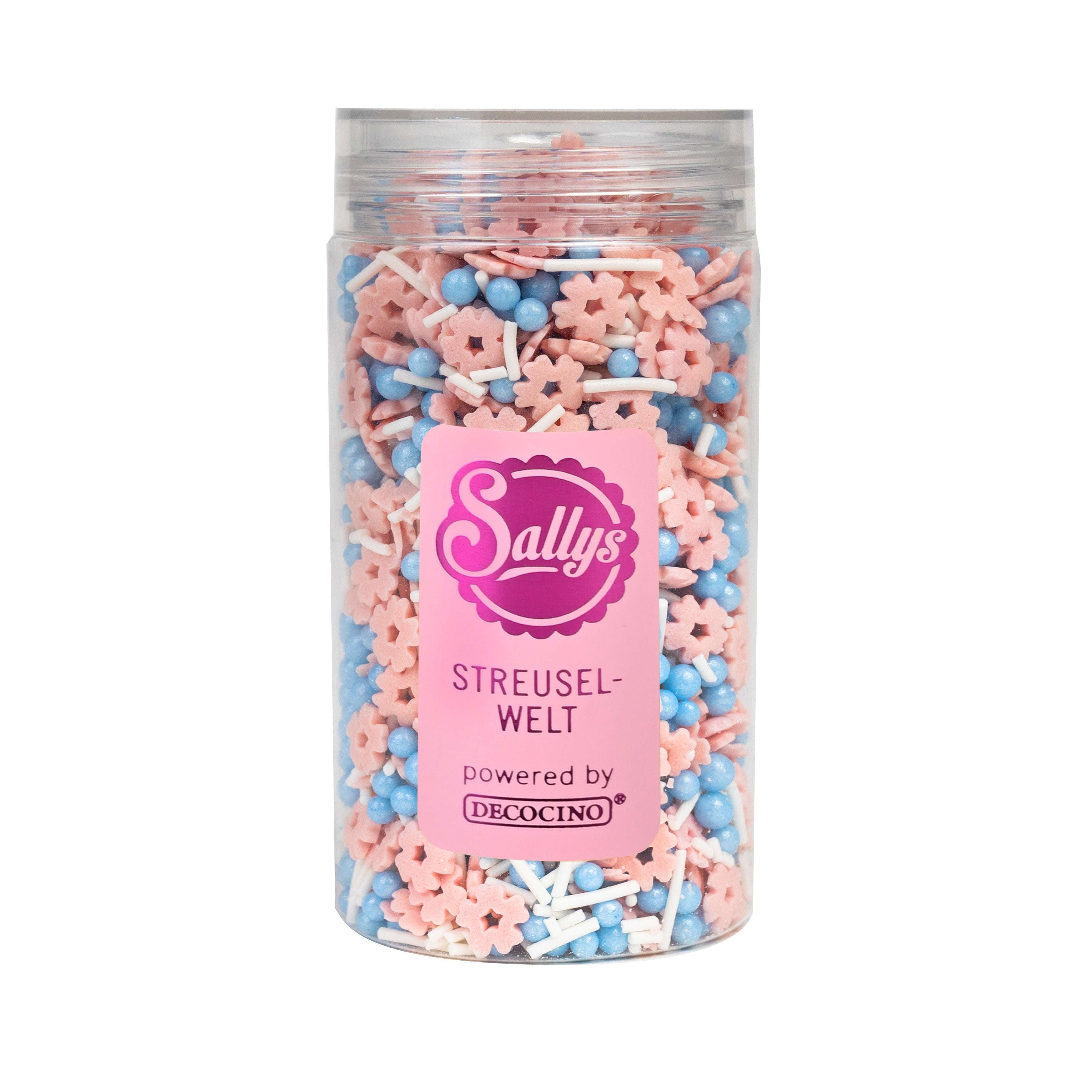 decocino-zuckerstreusel-flower-garden-mix-by-sally-130g-rosa-blau-bl-tenmix image 1