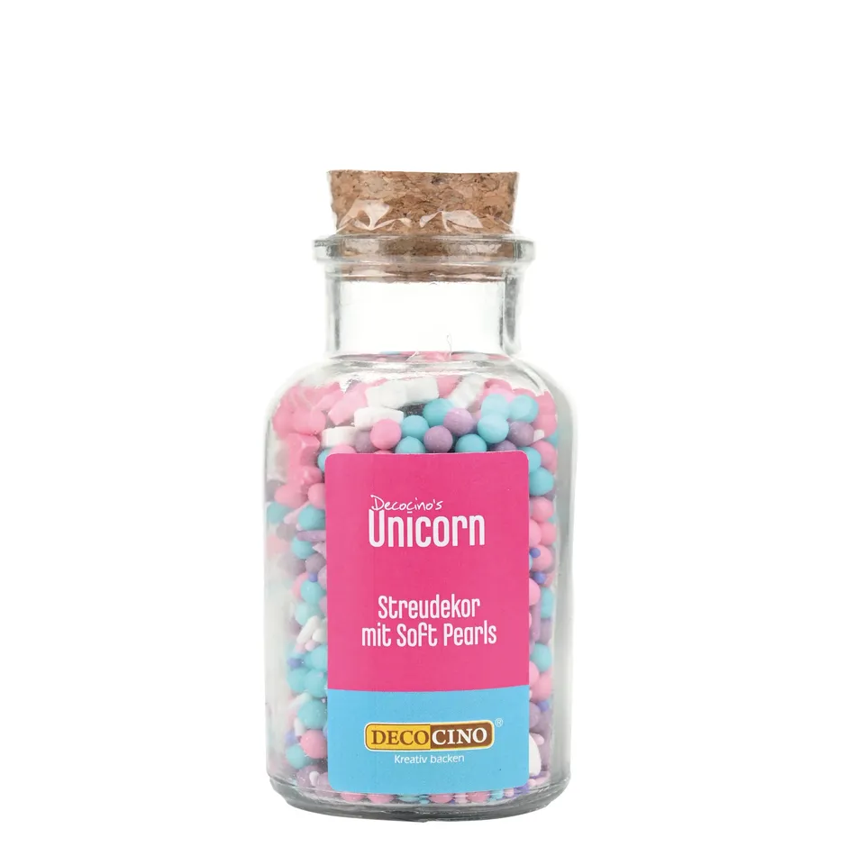 decocino-unicorn-streusel-mix-im-glas-110g image 1