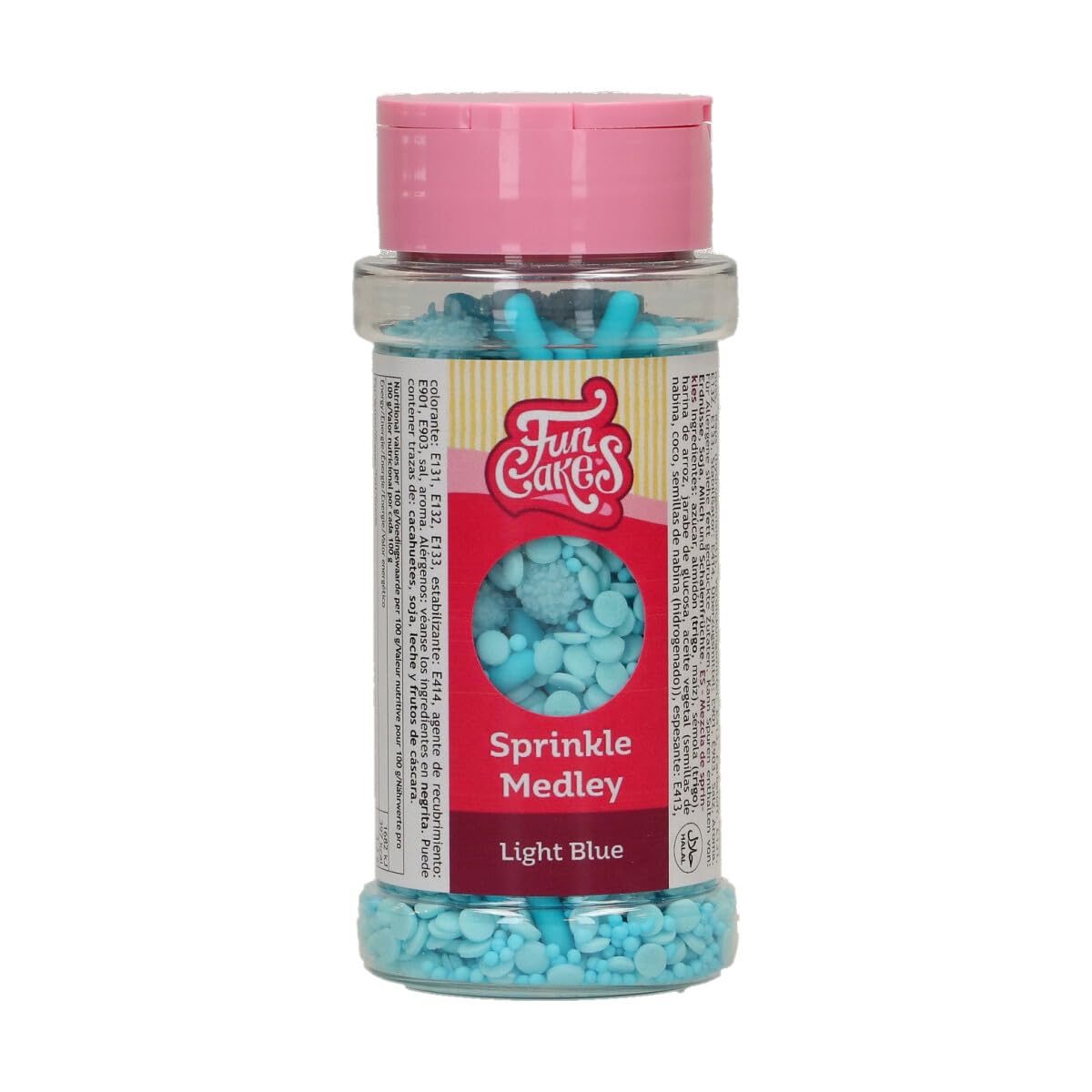 funcakes-sprinkle-medley-light-blue-zuckerstreusel-mix-70-g image 1