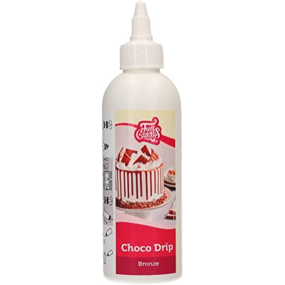 funcakes-cake-drip-bronze-drip-glasur-f-r-torten-180-g image 1