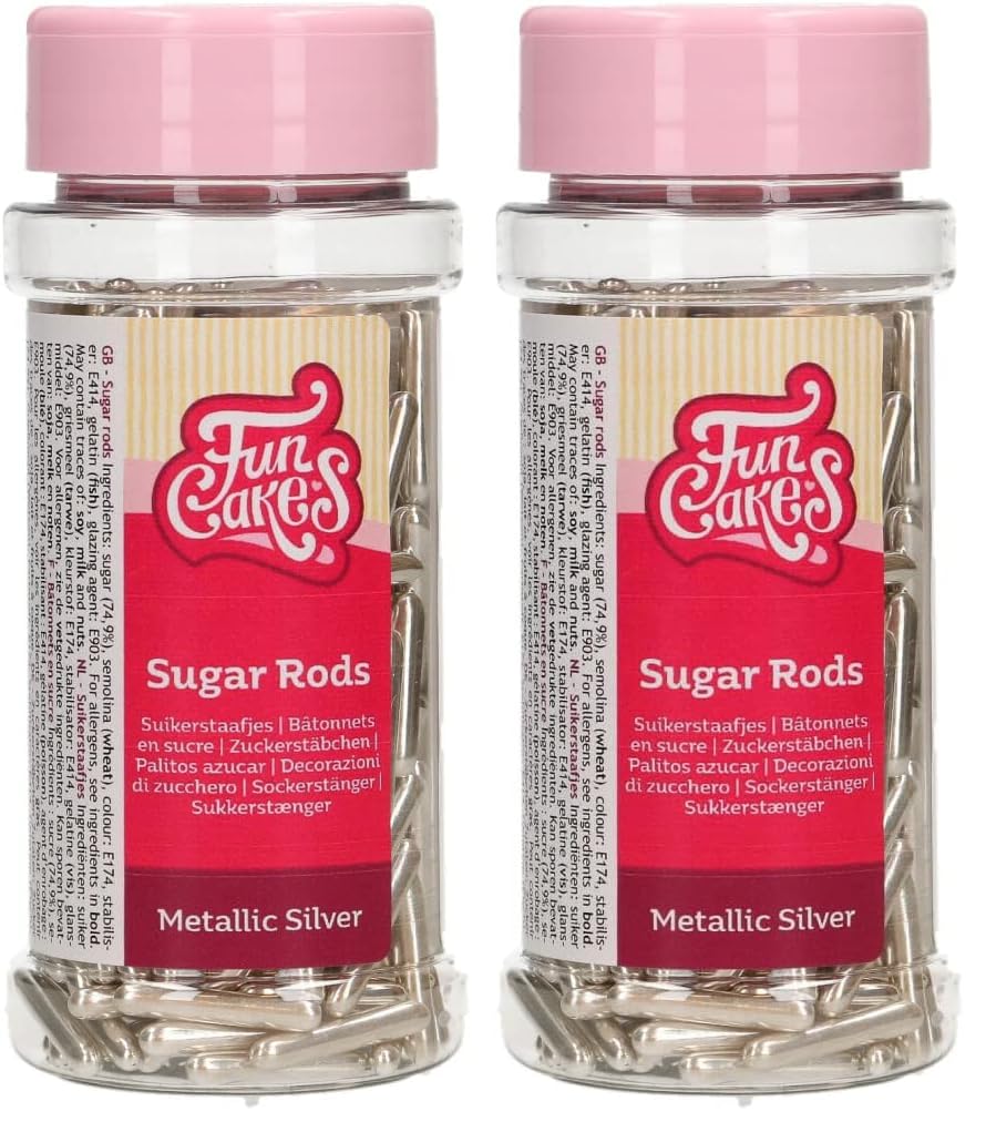 funcakes-metallic-sugar-rods-xl-zuckerstreusel-silver-70-g image 4