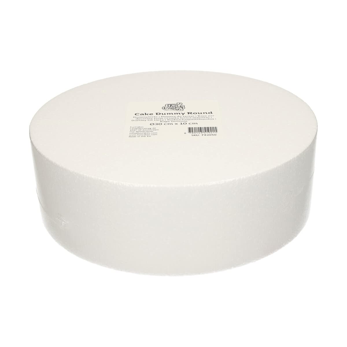 funcakes-cake-dummy-rund-30-cm-x-10-cm-wei image 1