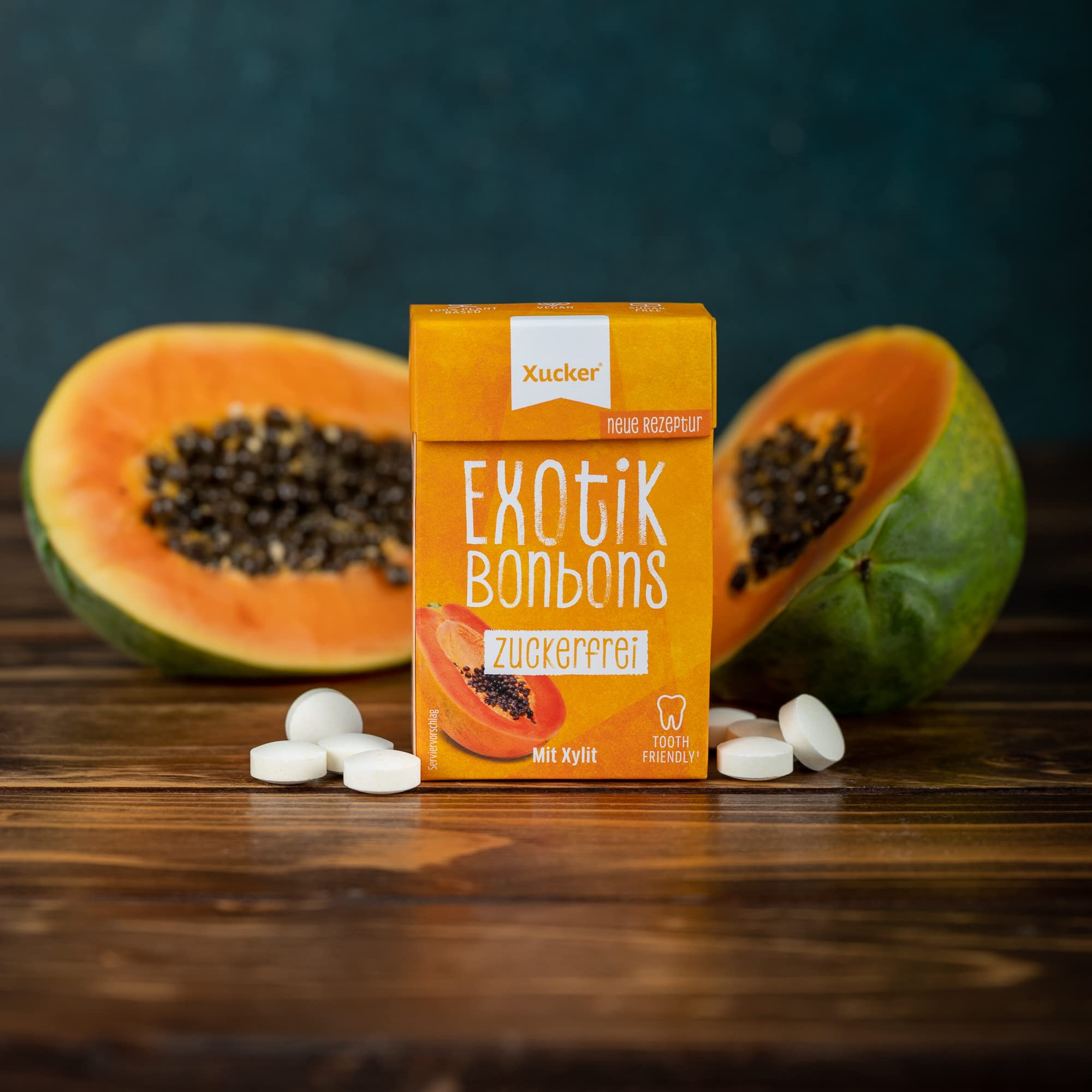 xucker-xylit-bonbons-exotik-zuckerfrei-zahnpflegebonbons-50-g image 6