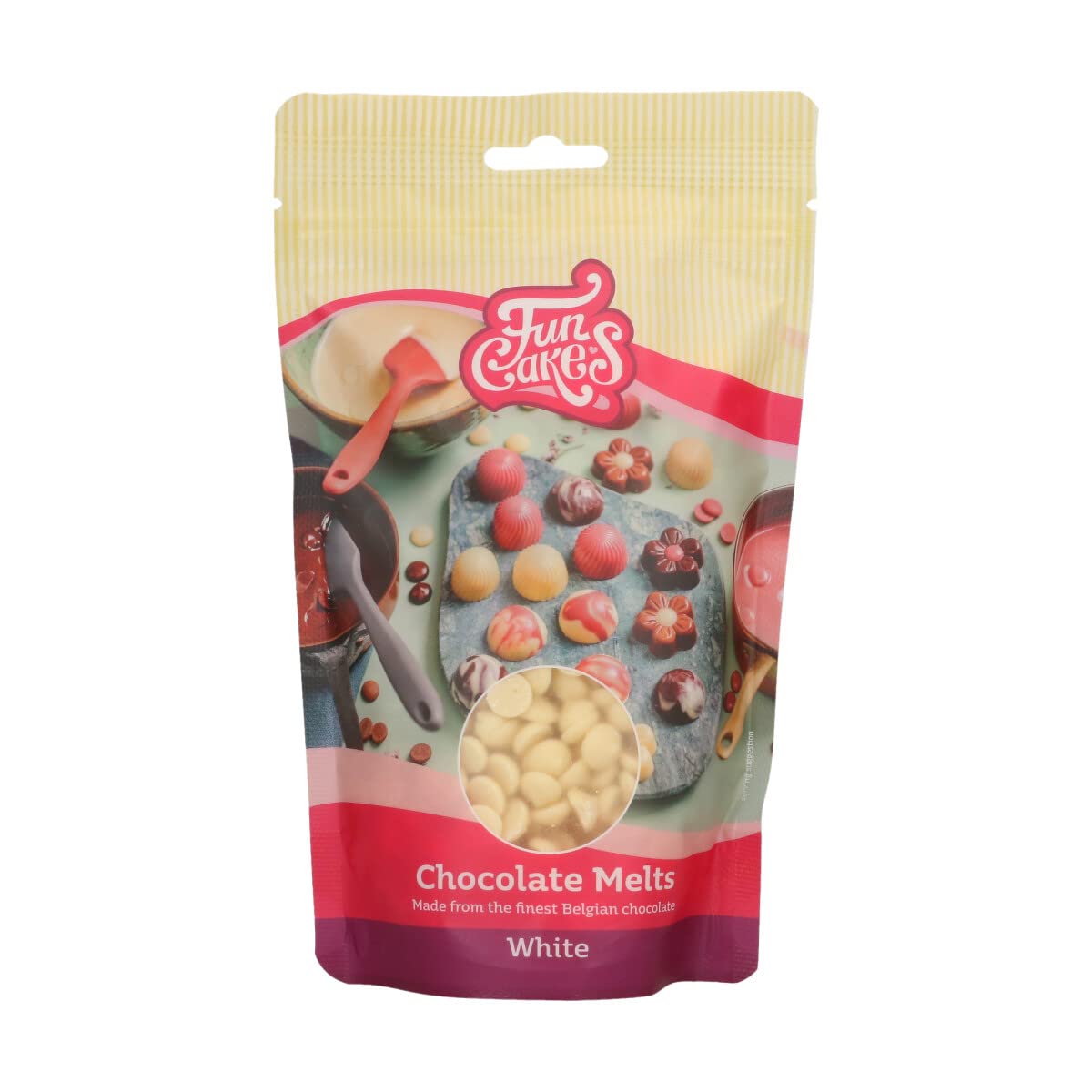 funcakes-chocolate-melts-gold-200-g-belgische-schmelzschokolade image 4