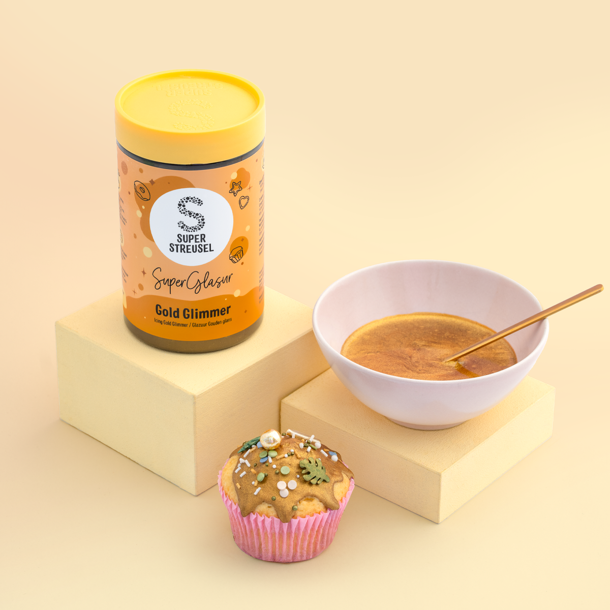 super-streusel-superglasur-gold-glimmer-zuckerglasur-pulver image 2