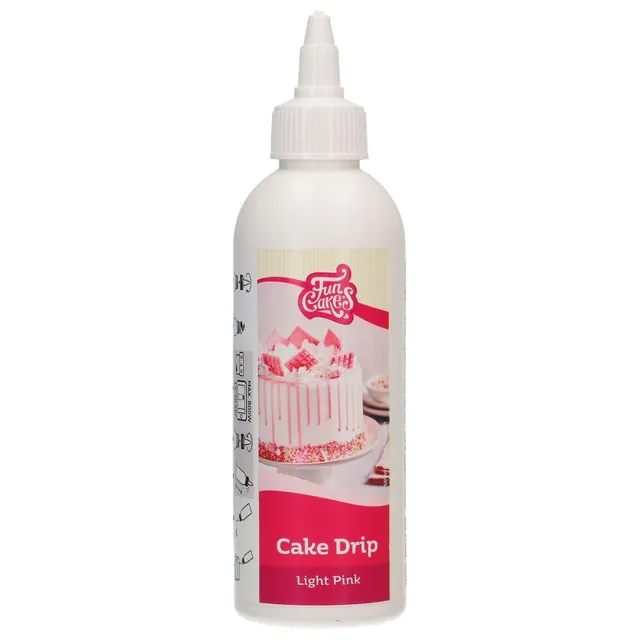 funcakes-cake-drip-zuckerglasur-pink-180-g-squeezy-flasche image 1