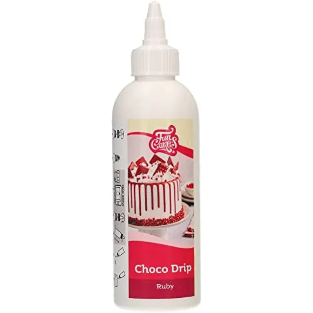 funcakes-cake-drip-schokolade-vanillegeschmack-drip-flasche-180-g image 1