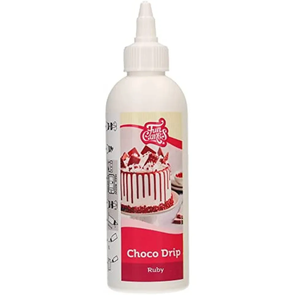 funcakes-cake-drip-schokolade-vanillegeschmack-drip-flasche-180-g image 1