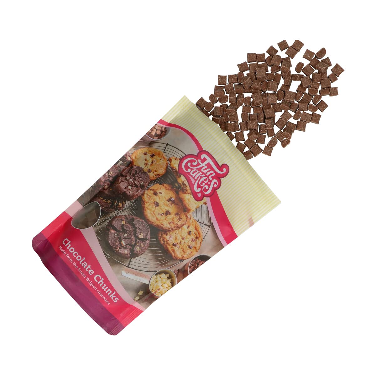 funcakes-chocolate-chunks-milch-350-g-backstabile-schokost-ckchen image 2