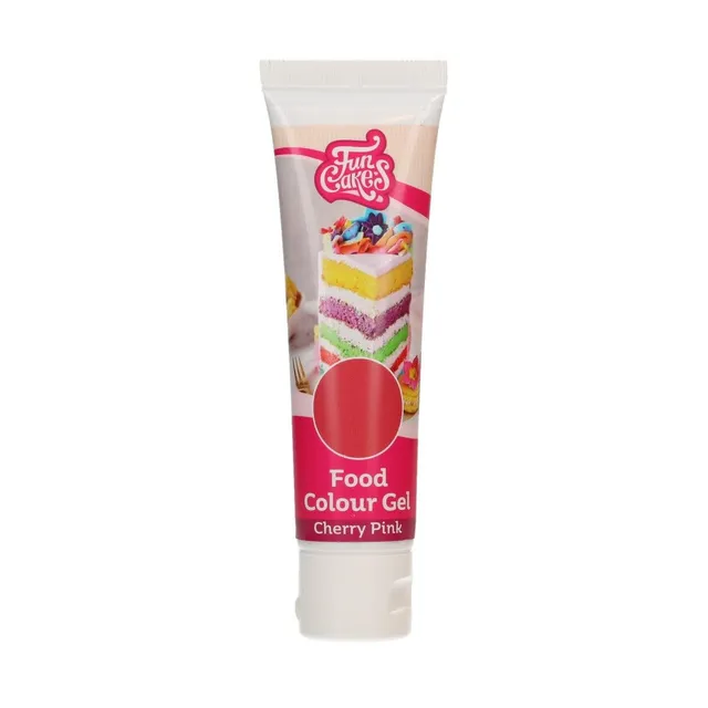 funcakes-food-colour-gel-lebensmittelfarbe-cherry-pink-30-g image 1