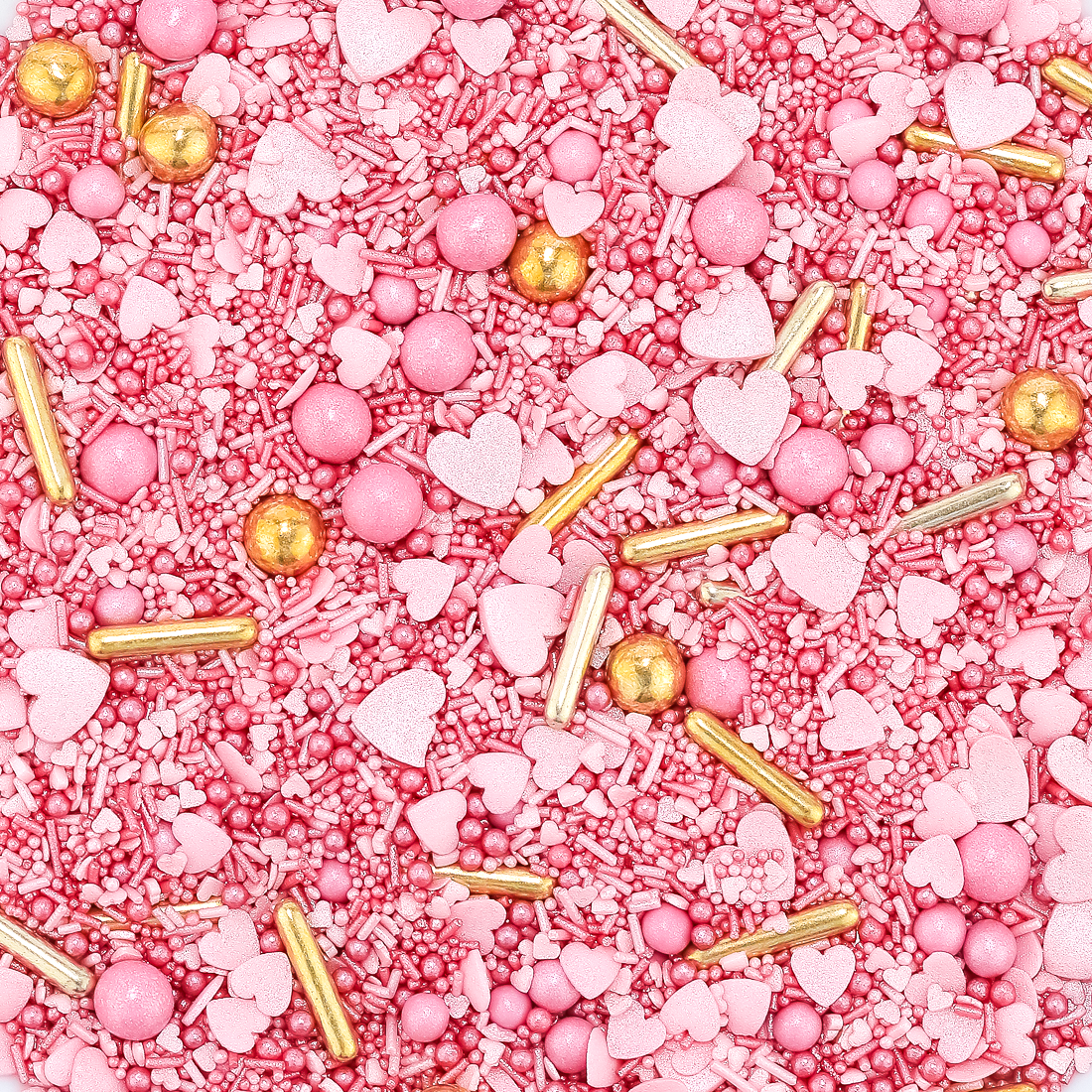 super-streusel-lieblingsding-bunter-herz-streusel-mix-in-rosa-pink-gold image 2