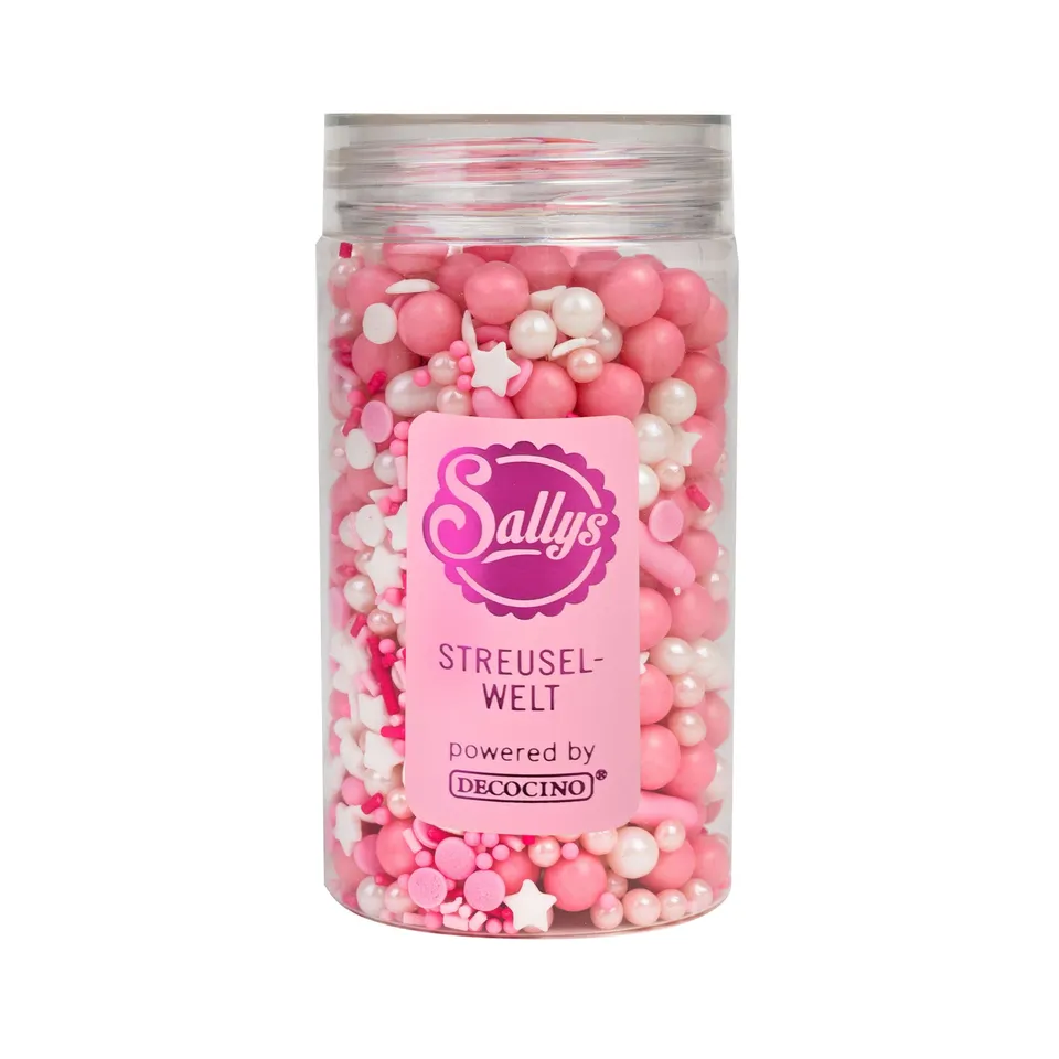 decocino-zuckerstreusel-pink-stardust-mix-by-sally-130g image 1