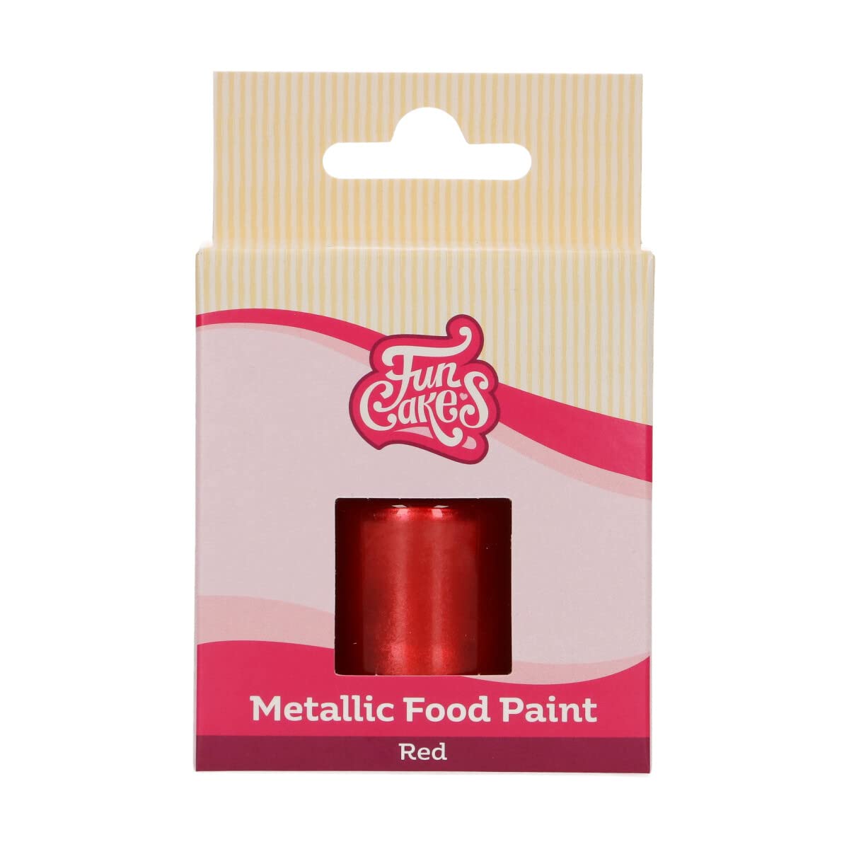 funcakes-metallic-food-paint-lebensmittelfarbe-red-30-ml image 1