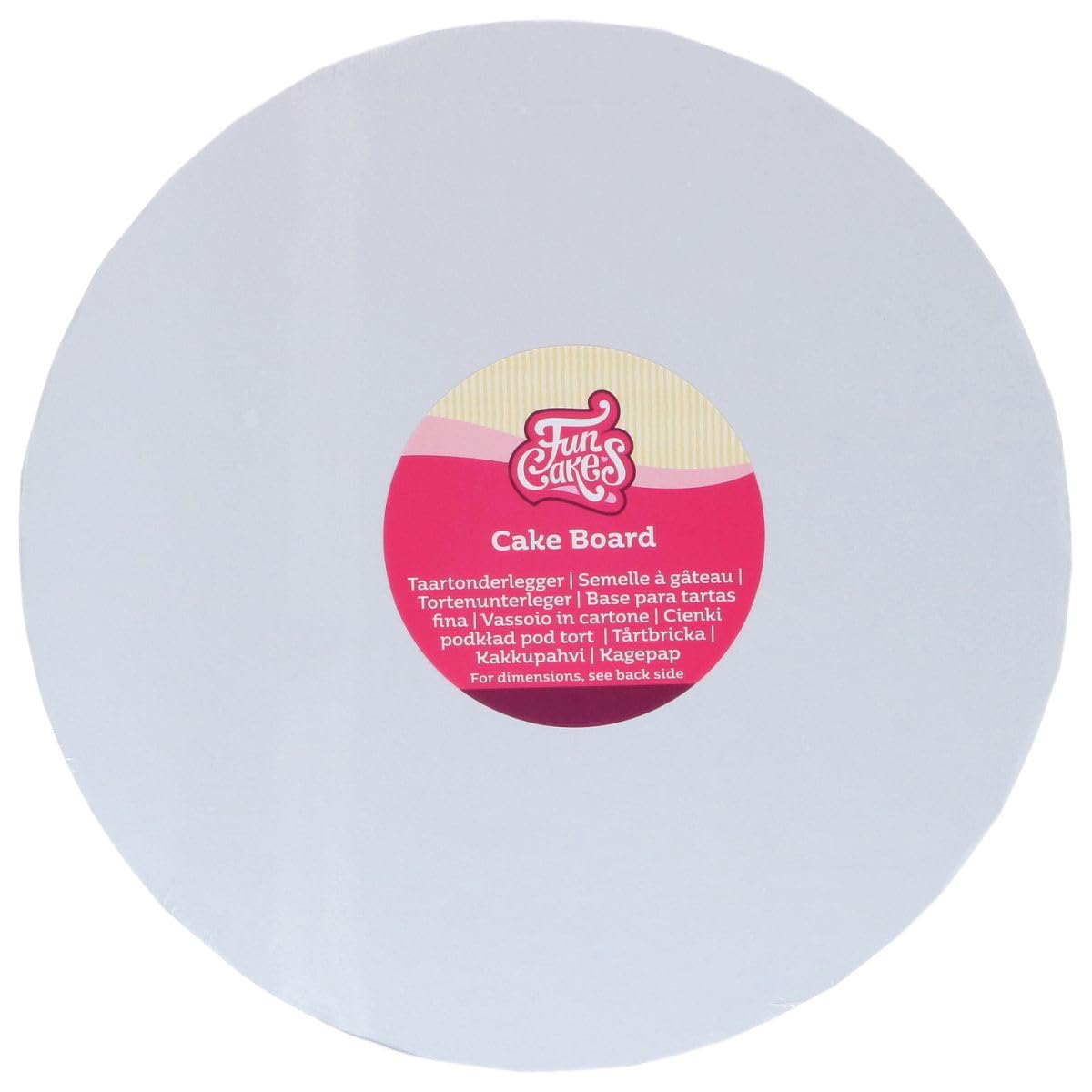 funcakes-cake-board-round-tortenunterlage-silber-22-5-cm-1-st-ck image 3