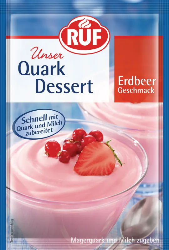 ruf-quark-dessert-erdbeer-dessertmischung image 1