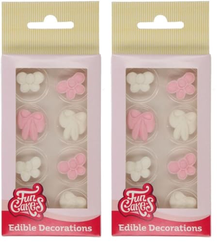 funcakes-zuckerdekoration-schleifen-wei-rosa-8-st-ck image 6