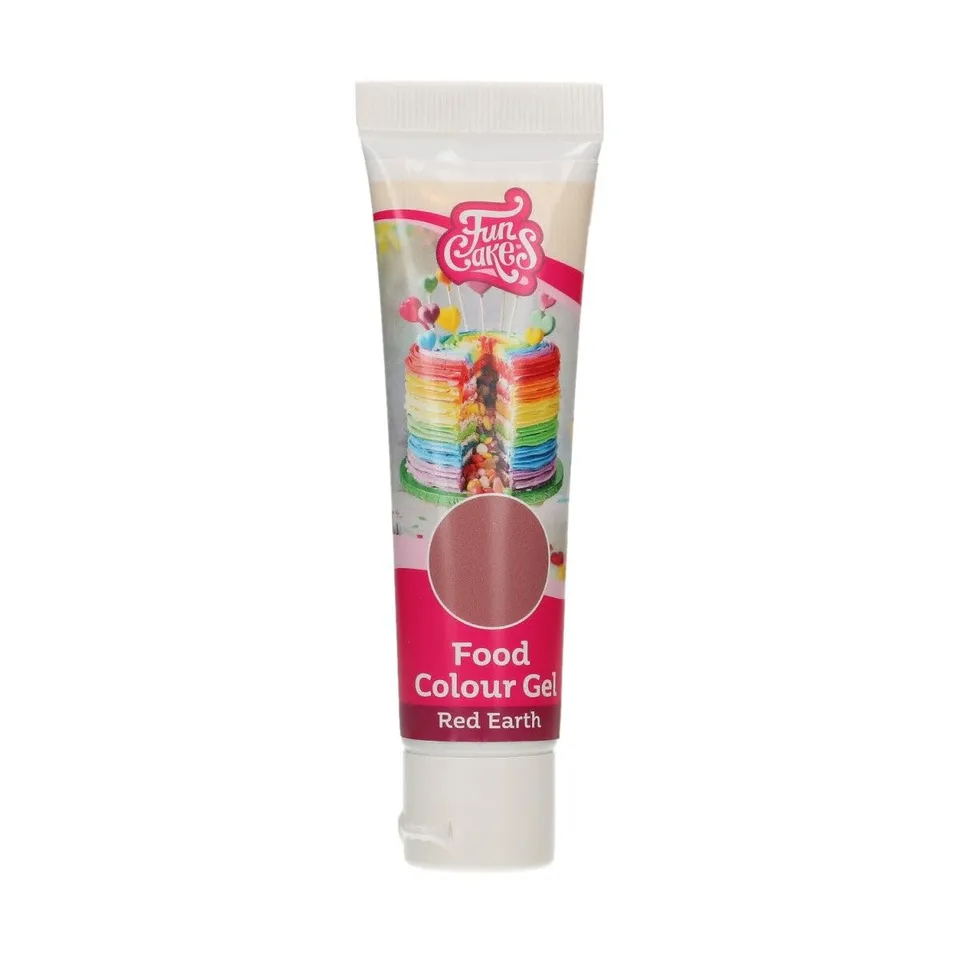 funcakes-food-colour-gel-red-earth-hochkonzentrierte-lebensmittelfarbe-30-g image 1