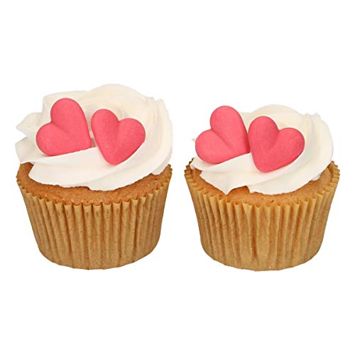 funcakes-sugar-decorations-zuckerfiguren-red-hearts-8-st-ck image 6