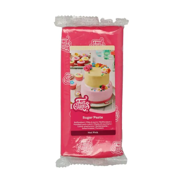 funcakes-rollfondant-hot-pink-fondant-zum-eindecken-und-modellieren-1-kg image 1