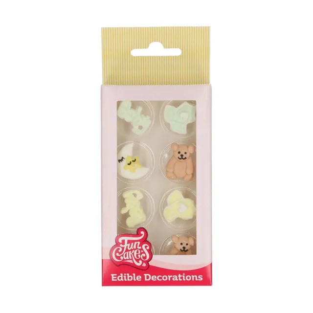 funcakes-sugar-decorations-zuckerfiguren-happy-baby-8-st-ck image 1