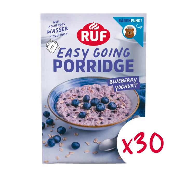 ruf-monats-vorrat-porridge-blueberry-yoghurt-to-go-30-x-60-g image 1