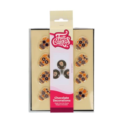 funcakes-chocolate-decorations-day-of-the-dead-schokofiguren-totenkopf-12-st-ck image 3