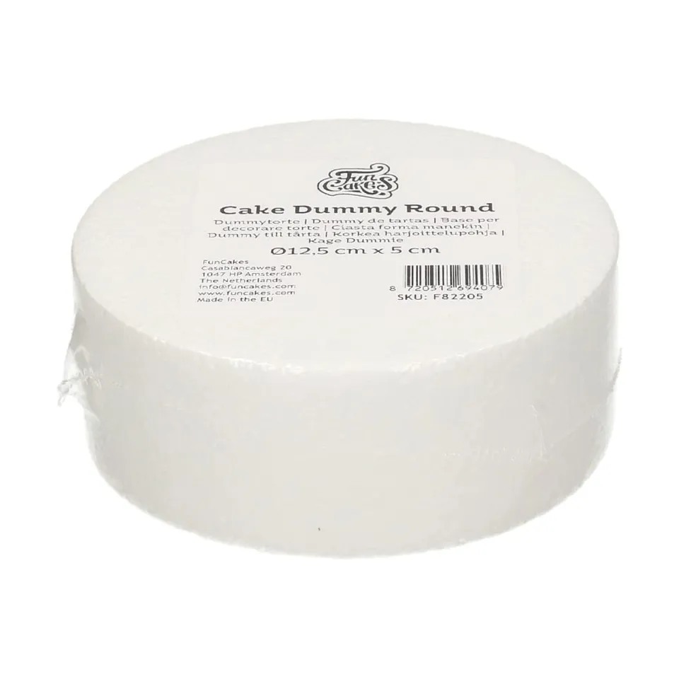 funcakes-cake-dummy-rund-styropor-torte-12-5-x-5-cm image 1