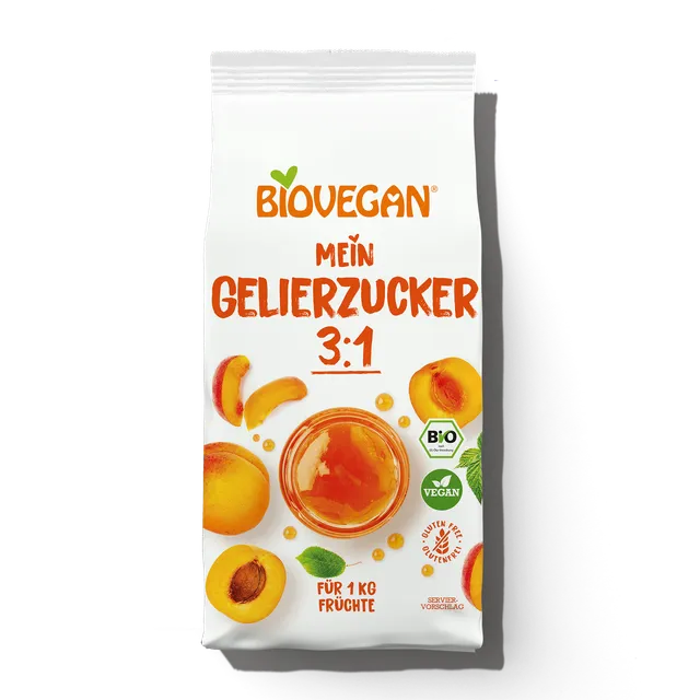 biovegan-gelierzucker-3-1-bio-f-r-fruchtige-marmelade-aus-3-teilen-frucht image 1
