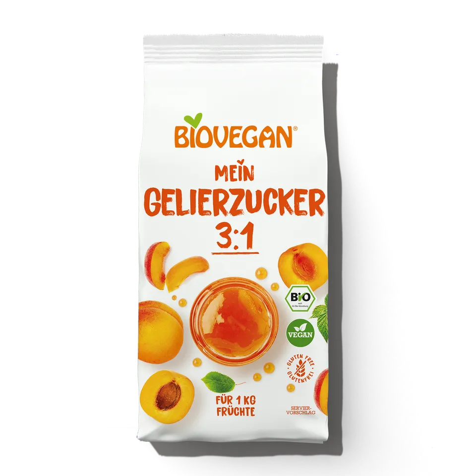 biovegan-gelierzucker-3-1-bio-f-r-fruchtige-marmelade-aus-3-teilen-frucht image 1