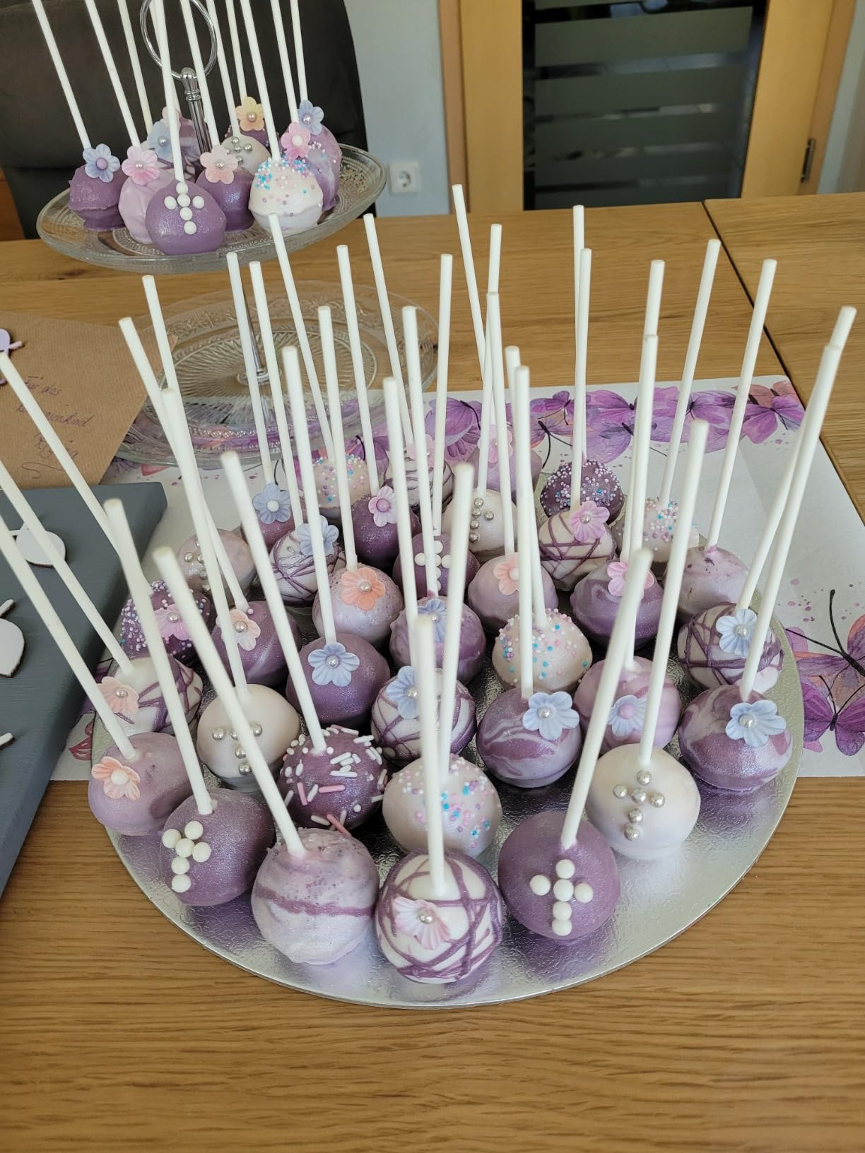 Wunderschönes Lila für Drip Cake