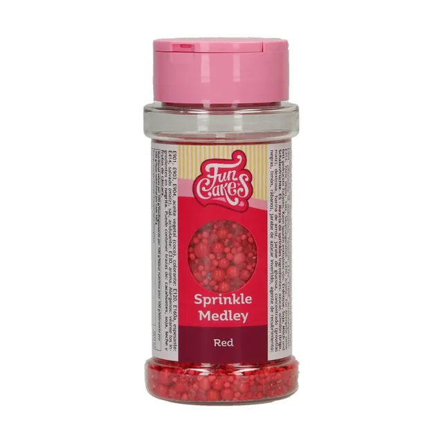 funcakes-sprinkle-medley-zuckerstreusel-red-70-g image 1