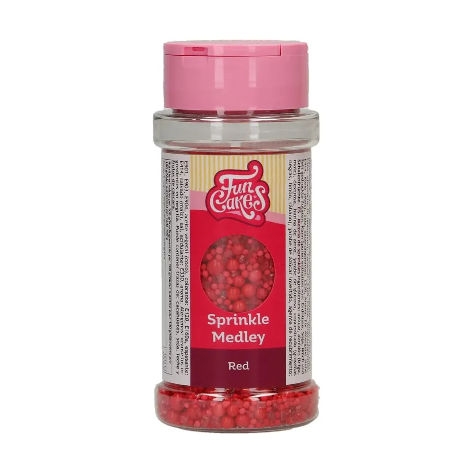 funcakes-sprinkle-medley-zuckerstreusel-red-70-g image 1