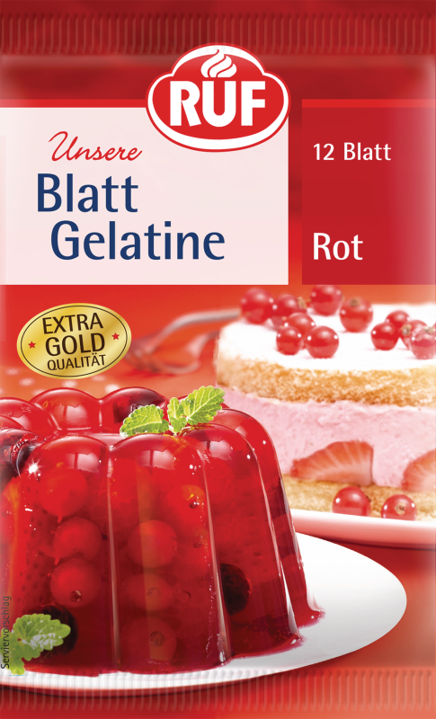 ruf-blatt-gelatine-rot-12-blatt image 1