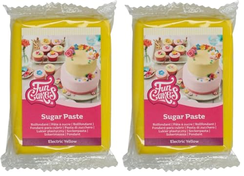 funcakes-rollfondant-electric-yellow-250-g-sugar-paste-zum-eindecken image 6