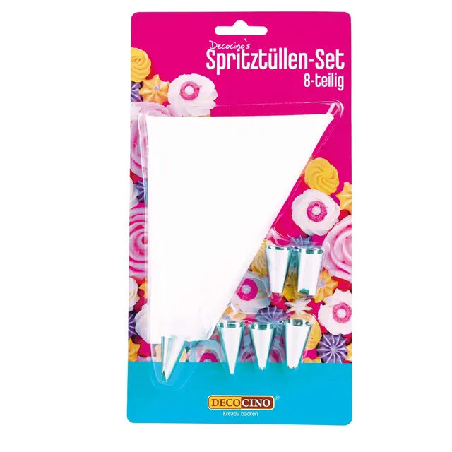 decocino-spritzt-llen-set-8-tlg-edelstahl image 1