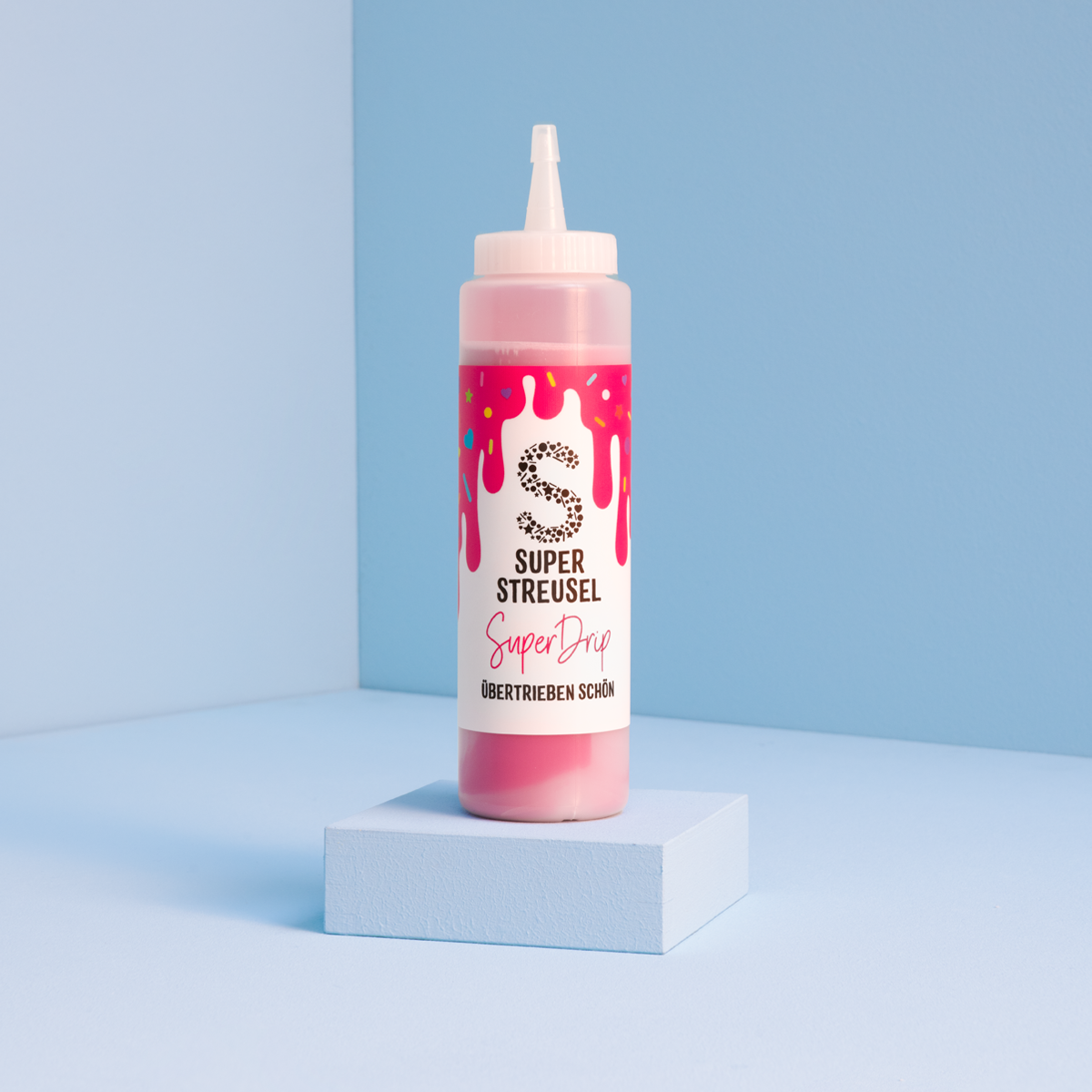 super-streusel-superdrip-pink-kuchenglasur-in-der-flasche-mit-vanille-schoko-ges image 1
