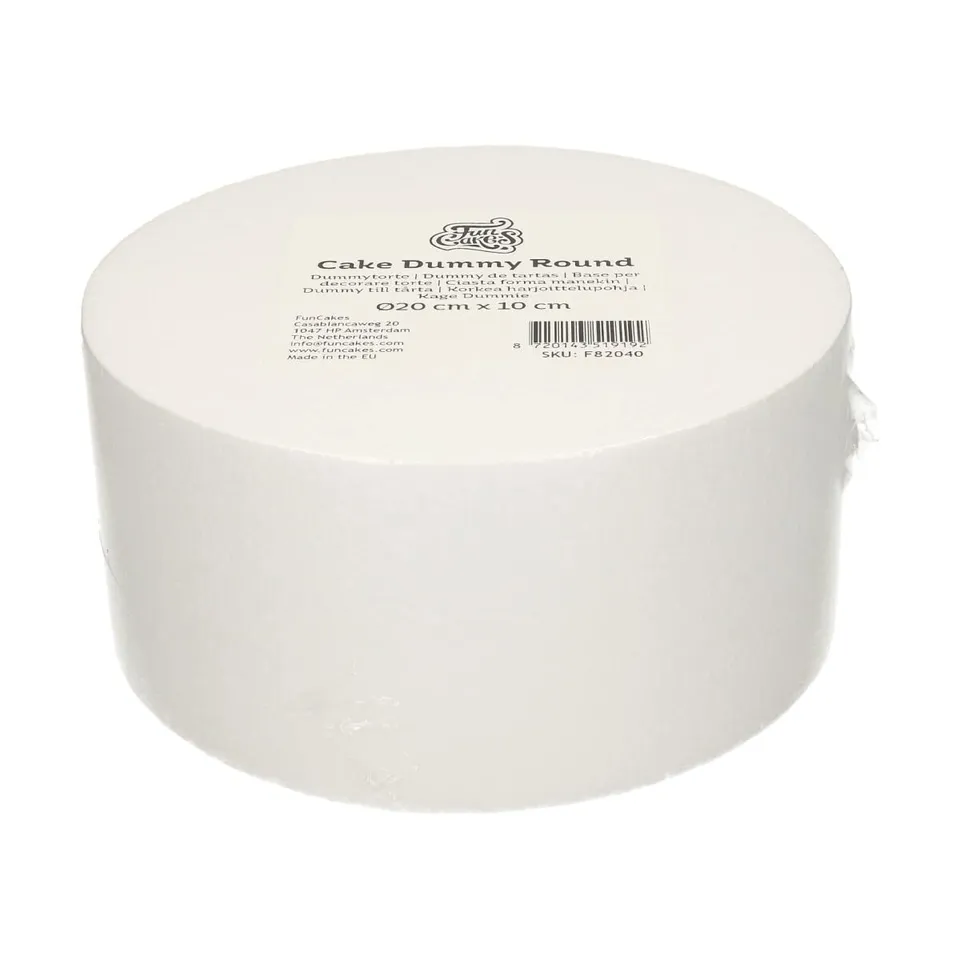 funcakes-cake-dummy-rund-styropor-torte-20-x-10-cm image 1