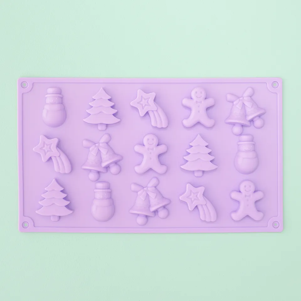 super-streusel-silikonform-advent-backform-f-r-superdrip-figuren image 1
