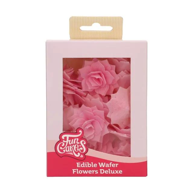 funcakes-edible-wafer-flowers-rose-rosalia-rosa-15-st-ck image 1