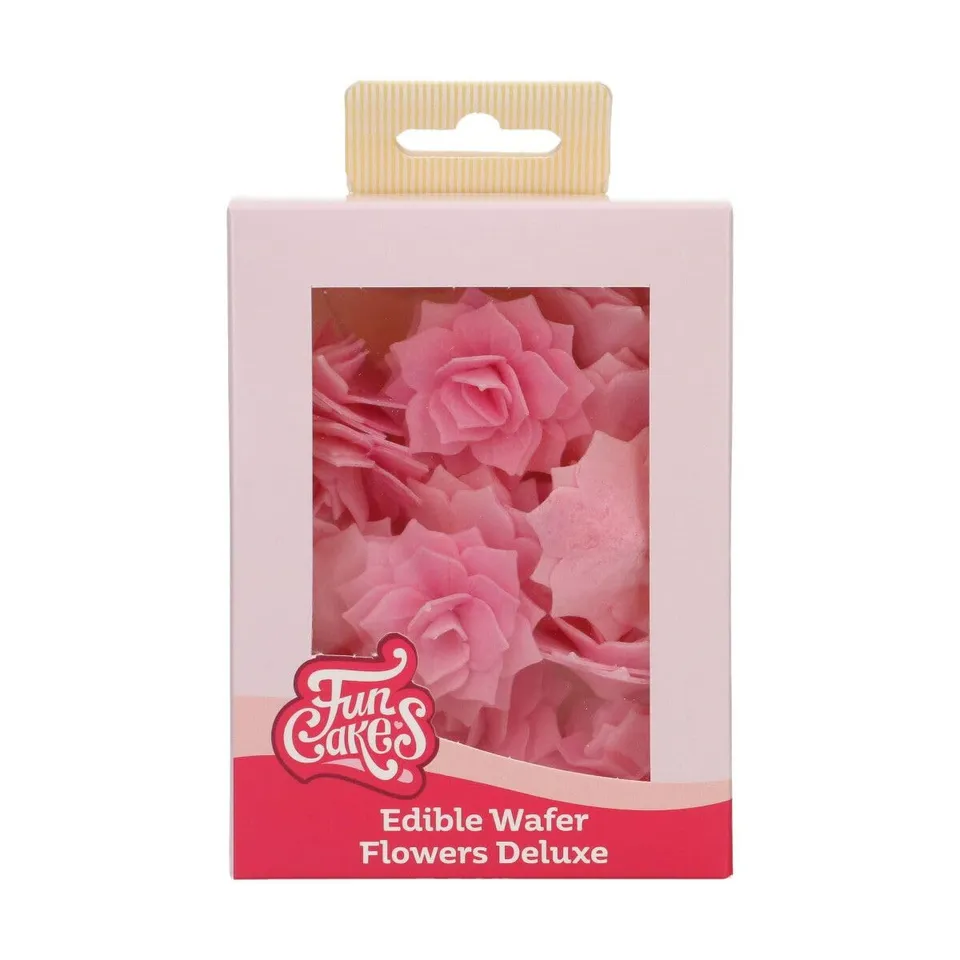 funcakes-edible-wafer-flowers-rose-rosalia-rosa-15-st-ck image 1
